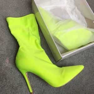 Lime Green Heels